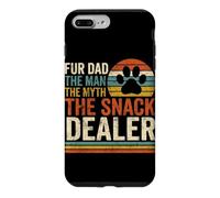 Custodia per iPhone 7 Plus/8 Plus Fur Dad The Man The Myth The Snack Dealer Retro Dog Parent