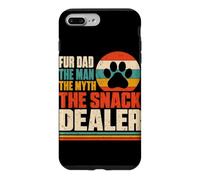 Custodia per iPhone 7 Plus/8 Plus Fur Dad The Man The Myth The Snack Dealer Retro Dog Parent