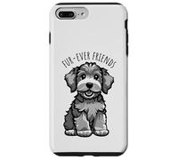 Custodia per iPhone 7 Plus/8 Plus Fur-Ever Friends - Cartone animato con cucciolo di
