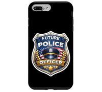 Custodia per iPhone 7 Plus/8 Plus Future Police Officer Academy Ragazzi Bambini Bambino Poliziotto Poliziotto