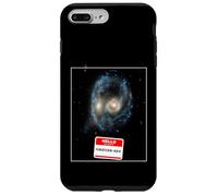 Custodia per iPhone 7 Plus/8 Plus Galassie divertenti dell'universo si scontrano con il telescopio Hubble dello spazio profondo