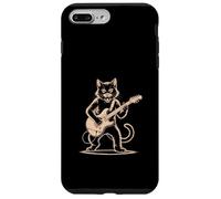 Custodia per iPhone 7 Plus/8 Plus Gatto che suona la chitarra elettrica forte