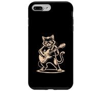 Custodia per iPhone 7 Plus/8 Plus Gatto che suona la chitarra elettrica forte