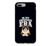 Custodia per iPhone 7 Plus/8 Plus Gatto con le ciaspole nella mia era racchette da neve Razza Proprietario Mamma Papà