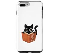 Custodia per iPhone 7 Plus/8 Plus Gatto Nero Legge L'Arte della Guerra Divertente