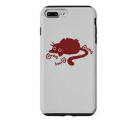 Custodia per iPhone 7 Plus/8 Plus Gatto pigro paffuto Tomcat Y2K anni '90 di Fish Bones