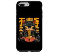 Custodia per iPhone 7 Plus/8 Plus Gatto Ramen Cyborg Giapponese Estetica Mecha Anime Gatto