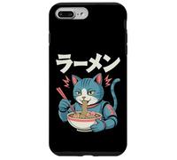 Custodia per iPhone 7 Plus/8 Plus Gatto Ramen Cyborg Giapponese Estetica Mecha Anime Gatto