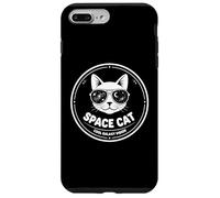 Custodia per iPhone 7 Plus/8 Plus Gatto spaziale Cool Galaxy Vision divertente astronauta Kitty design