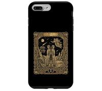 Custodia per iPhone 7 Plus/8 Plus Gemini Zodiac Oroscopo Tarocchi Stile Carta