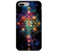 Custodia per iPhone 7 Plus/8 Plus Geometria sacra Metatron Cube Colorful Spiritual