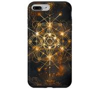 Custodia per iPhone 7 Plus/8 Plus Geometria sacra Metatron Cube Colorful Spiritual