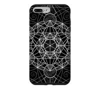 Custodia per iPhone 7 Plus/8 Plus Geometria sacra Metatrons Cube Dot lavoro