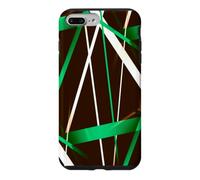 Custodia per iPhone 7 Plus/8 Plus Geometria Urbana Nero Bianco Verde