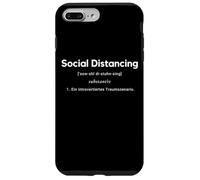 Custodia per iPhone 7 Plus/8 Plus German Social Distancing Ein introvertiertes Traumszenario