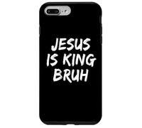 Custodia per iPhone 7 Plus/8 Plus Gesù è re Bruh Cristiano Credente Fede Bibbia Chiesa