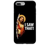 Custodia per iPhone 7 Plus/8 Plus GESÙ: L'HO VISTO! - Divertente meme cristiano