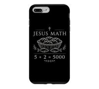 Custodia per iPhone 7 Plus/8 Plus Gesù Matematica 5 Più 2 Uguale 5000 Miracolo Biblico Fede Pregare