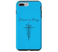 Custodia per iPhone 7 Plus/8 Plus Gesù re rosario cattolico messia