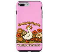 Custodia per iPhone 7 Plus/8 Plus Getting My Steps in Walking With The Lord Christian Floral I