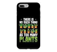 Custodia per iPhone 7 Plus/8 Plus Giardinaggio divertente Non esistono troppe piante
