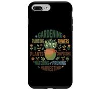 Custodia per iPhone 7 Plus/8 Plus Giardinaggio Pianta Mamma Pollice Verde Tipografia Word Art