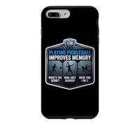 Custodia per iPhone 7 Plus/8 Plus Giocare a Pickleball migliora la memoria divertente giocatore gioco di parole citazione