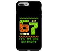 Custodia per iPhone 7 Plus/8 Plus Giocatore 3 Anno Vecchio Compleanno Ragazzo 67 3rd Bday six seven 6 7 Ragazzo