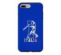 Custodia per iPhone 7 Plus/8 Plus giocatore baseball, con, audace, lettera, italiano, italiano,