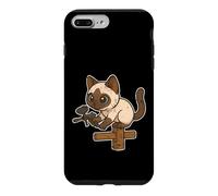 Custodia per iPhone 7 Plus/8 Plus Giocatore di Paintball Siamese Cat