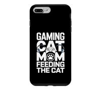Custodia per iPhone 7 Plus/8 Plus Gioco Gatto Mamma Alimentazione Il Gatto Gamer