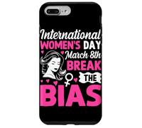 Custodia per iPhone 7 Plus/8 Plus Giornata internazionale della donna 8 marzo Rompere il pregiudizio