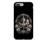 Custodia per iPhone 7 Plus/8 Plus Giovanna d'Arco Niente è Impossibile Per Dio In Francese