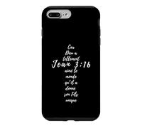 Custodia per iPhone 7 Plus/8 Plus Giovanni 3 16 Croce Cristiana Regali Religione Bibbia