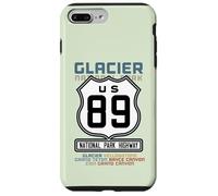 Custodia per iPhone 7 Plus/8 Plus Glacier National Park US Highway 89 Escursione con elenco dei secchi