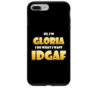 Custodia per iPhone 7 Plus/8 Plus Gloria Joke IDGAF Meme Funny Halloween Costume For Glorias
