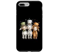 Custodia per iPhone 7 Plus/8 Plus Goats Farm Farmer Leprechaun Shamrock Giorno di San Patrizio