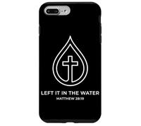 Custodia per iPhone 7 Plus/8 Plus Goccia d'acqua lasciata nell'acqua Matthew 28:19