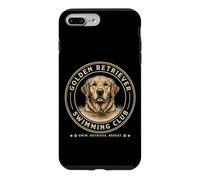 Custodia per iPhone 7 Plus/8 Plus Golden Retriever - Club da nuoto con grafica vintage
