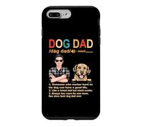 Custodia per iPhone 7 Plus/8 Plus Golden Retriever Dog Dad Definition Funny Fathers Day