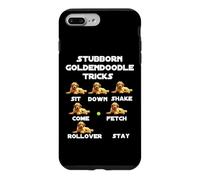 Custodia per iPhone 7 Plus/8 Plus Goldendoodle testardo Trucchi divertenti Barzellette sarcastiche sul cane