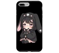 Custodia per iPhone 7 Plus/8 Plus Goth Anime Ragazza Bunny Egirl Kawaii Scuro Grunge Arte Horror