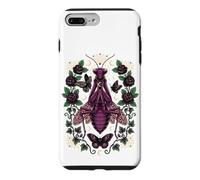 Custodia per iPhone 7 Plus/8 Plus Gothic Weird Girl Mantis Praying Mantis Bug