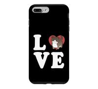 Custodia per iPhone 7 Plus/8 Plus Grafica Cat Love Spelled Out With Heart
