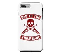 Custodia per iPhone 7 Plus/8 Plus Grafica con teschio Bad To The Trombone Pun