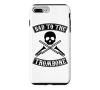 Custodia per iPhone 7 Plus/8 Plus Grafica con teschio Bad To The Trombone Pun