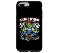 Custodia per iPhone 7 Plus/8 Plus Grafica divertente di Garage Goblin, meccanica, umorismo, officina
