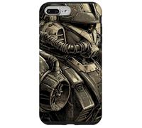 Custodia per iPhone 7 Plus/8 Plus Grafica giapponese vintage Mecha: Ciclope ingombrante