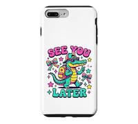 Custodia per iPhone 7 Plus/8 Plus Grafica Groovy Alligator Student Addio