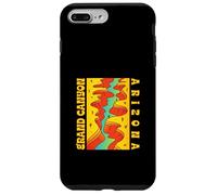 Custodia per iPhone 7 Plus/8 Plus Grand Canyon National Park Arizona Viaggi Retro Groovy Style
